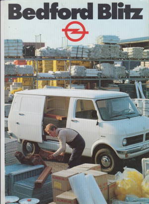 Opel Bedford Blitz Prospekt 1980