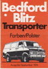 Opel Bedford Blitz Farbkarte 1974