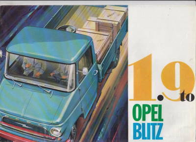 Opel Blitz 1,9 to Prospekt 1961