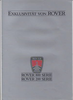 Rover 200 - 800 Prospekt 1987