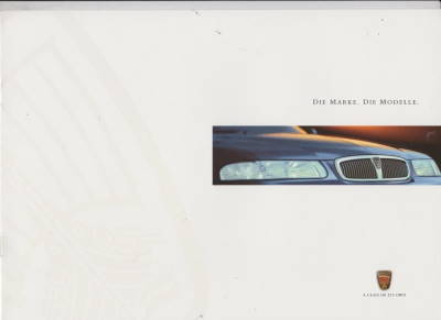 Rover  PKW Programm 1998 Prospekt