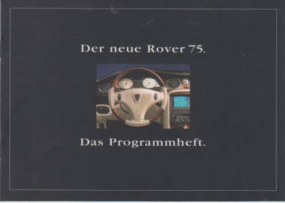 Rover 75  Prospekt 1999