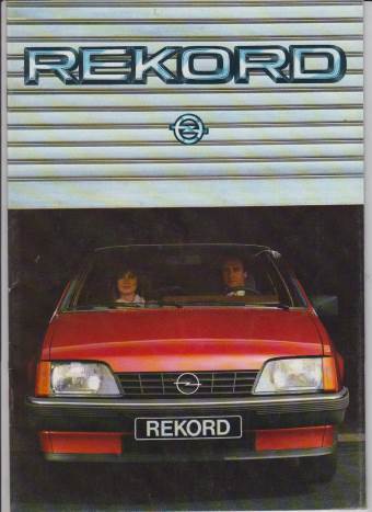 Opel Rekord E 1984 Prospekt NL