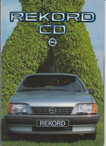 Opel Rekord E CD Prospekt 1983