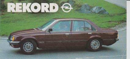 Opel Rekord E Prospekt 1980