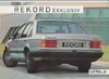 Opel Rekord E Prospekt 1985