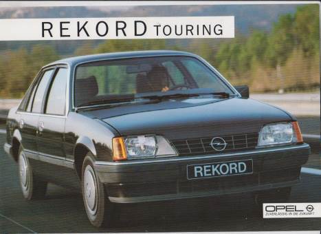 Opel Rekord E Touring Prospekt 1986