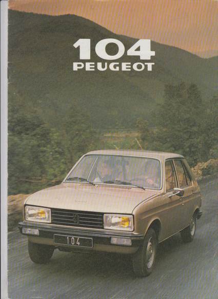 Peugeot 104 Prospekt 1979