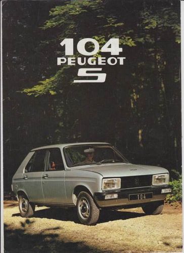 Peugeot 104 S  Prospekt 1979