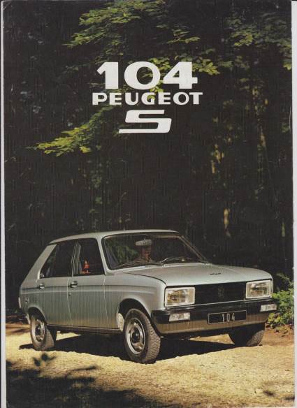 Peugeot 104 S Prospekt 1979