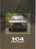 Chic: Peugeot 104 Prospekt 1980