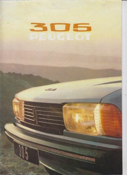 Peugeot 305 Autoprospekt 1978