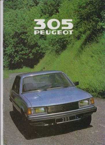 Peugeot 305  Autoprospekt 1979