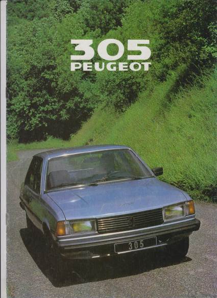 Peugeot 305 Autoprospekt 1979