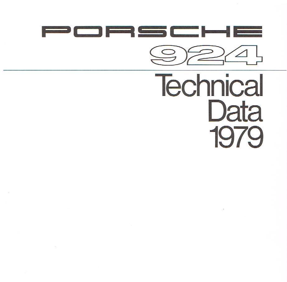 Porsche 924 Prospekt Technik 1979 GB