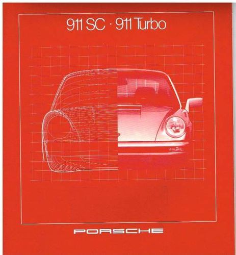 Porsche 911 SC  Turbo Prospekt 1981