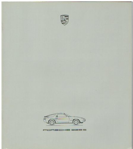 Porsche  928 S Prospekt 1985