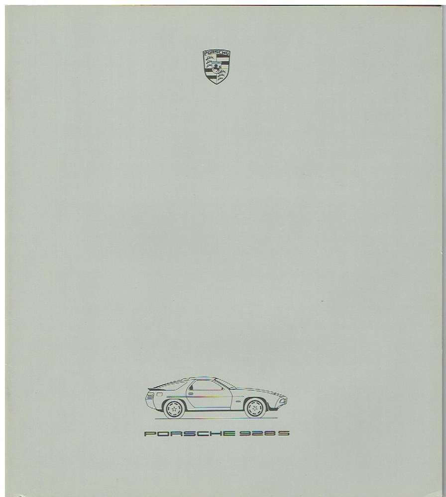 Porsche 928 S Prospekt 1985