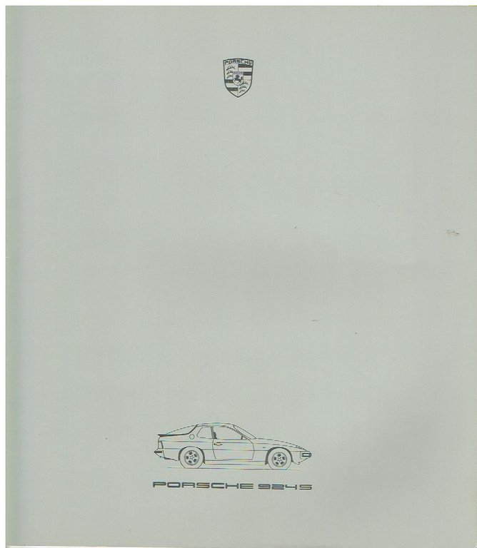 Porsche 924 S Prospekt 1985