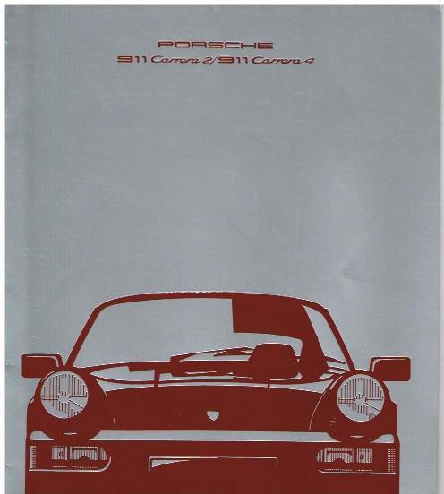 Porsche 911 Carrera 2 und 4 Prospekt 1990