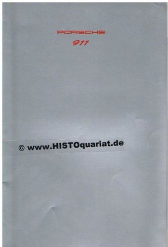 Porsche 911  Prospekt 1991