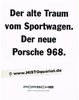 Porsche 968 Autoprospekt