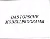 Porsche Prospekt 1986 Programm