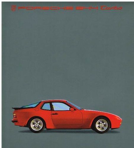 Porsche 944 Turbo Prospekt 1985
