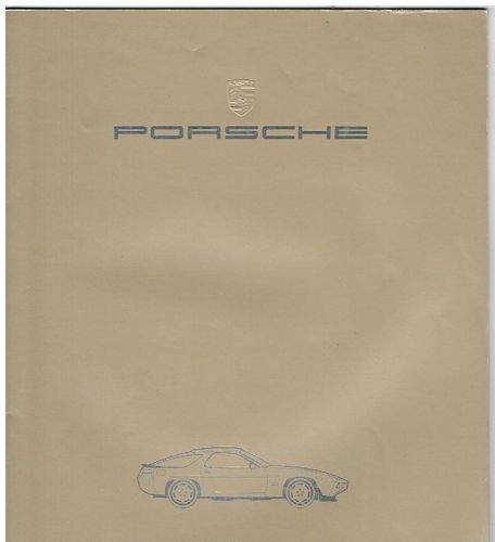 Porsche 928  Prospekt 1983