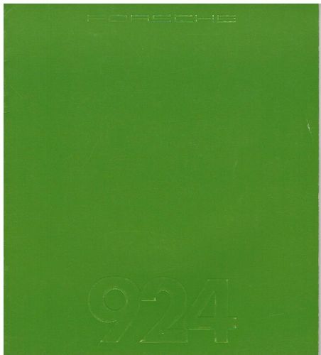 Porsche 924 Prospekt 1982