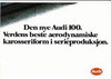 Audi 100 Autoprospekt 1982 Norwegen