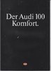 Audi 100 Komfort 1990 Autoprospekt