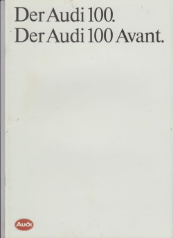 Audi 100 / Avant  Autoprospekt 1984