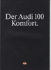 Audi 100 Komfort Autoprospekt 1989