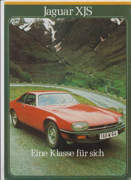 Jaguar XJS  Autoprospekt 1979