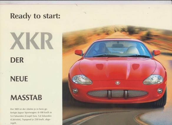 Jaguar XKR Autoprospekt