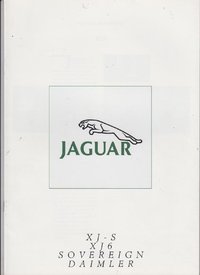 Jaguar Daimler Programm  Autoprospekt
