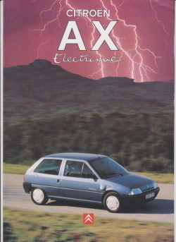Citroen AX Electrique Autoprospekt