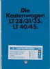 VW LT  Kastenwagen 1982 Prospekt