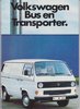 VW Bus Transporter Prospekt 1984  NL
