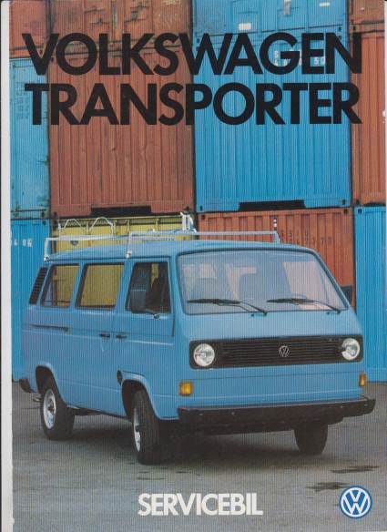 VW Bus Transporter Prospekt Norwegen