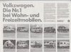 VW Wohn- Freizeitmobile Prospekt