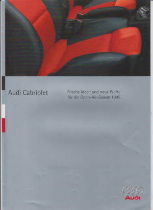Audi Cabriolet 1995 Autoprospekt