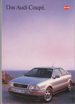 Audi Coupe  Autoprospekt 1991