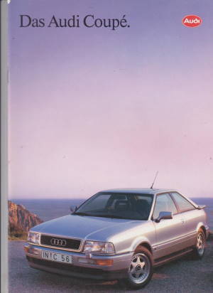 Audi Coupe Autoprospekt 1992