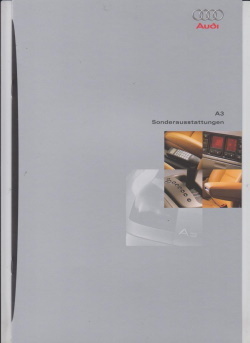 Audi A3 Sonderausstattungen 1997