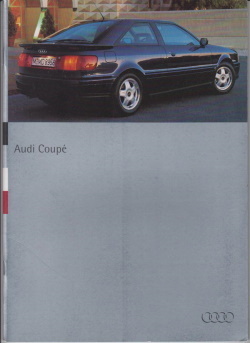 Audi Coupe Autoprospekt 1994