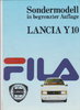 Lancia Y 10 Fila   Prospekt 1987