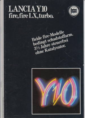 Lancia Y 10 Fire  Autoprospekt