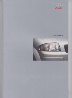 Audi A2 Autoprospekt Details 2000